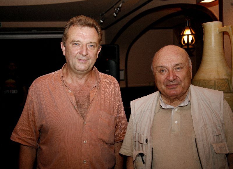 С Михаилом Жванецким.