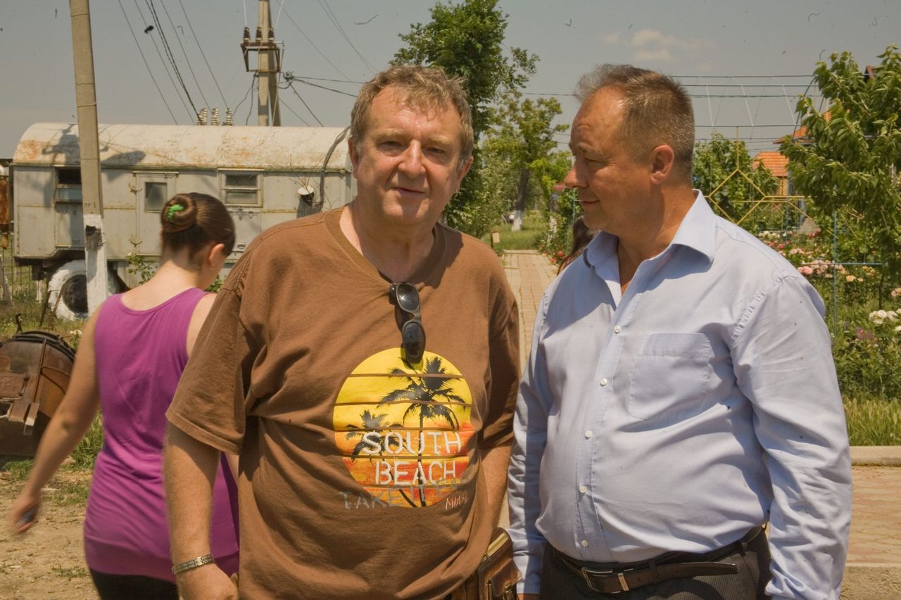 С Александром Палариевым.Фрумошика-Нова.Украина.