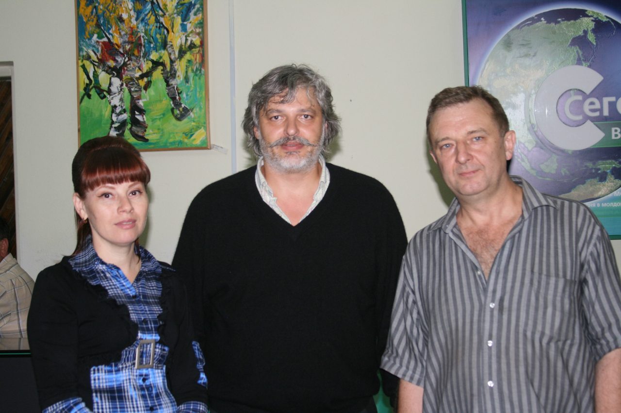 С Галиной Голей и Игорем Кэлдаре.